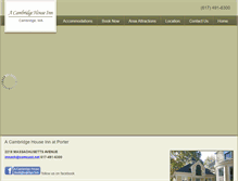Tablet Screenshot of acambridgehouse.com